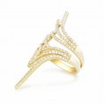 Lisbon Prong Yellow Gold Diamond Ring