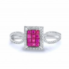 Darwyn Ruby Diamond Ring