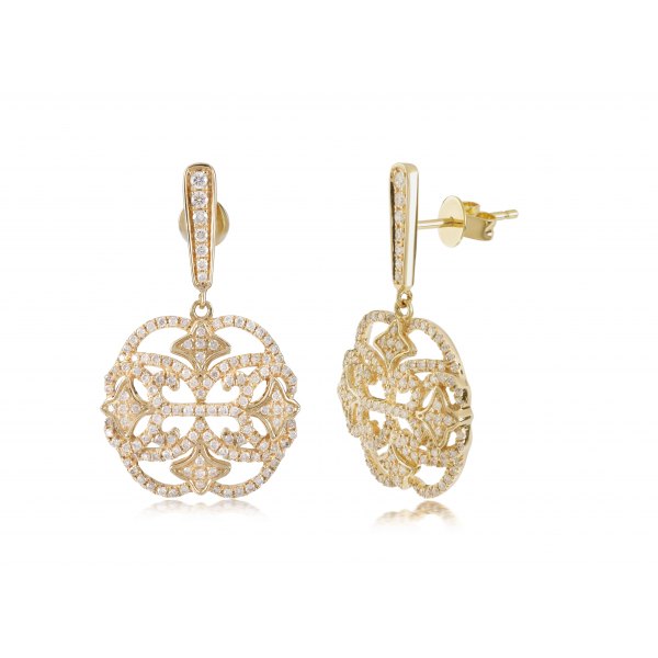 Bartle Prong Diamond Earring