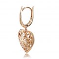 Acotango Bezel Diamond Earring 18K Rose Gold